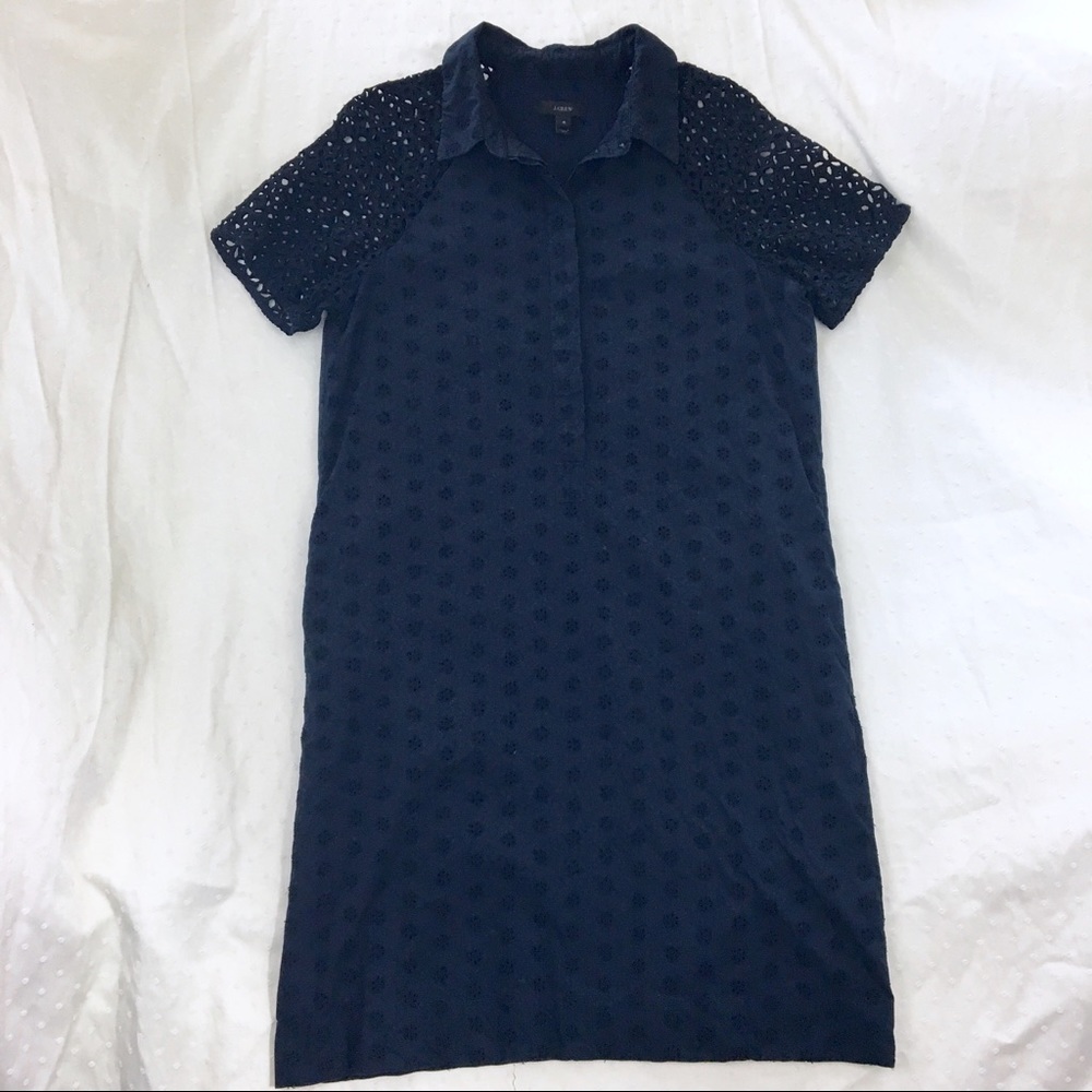 J Crew Lace Dress with Pockets